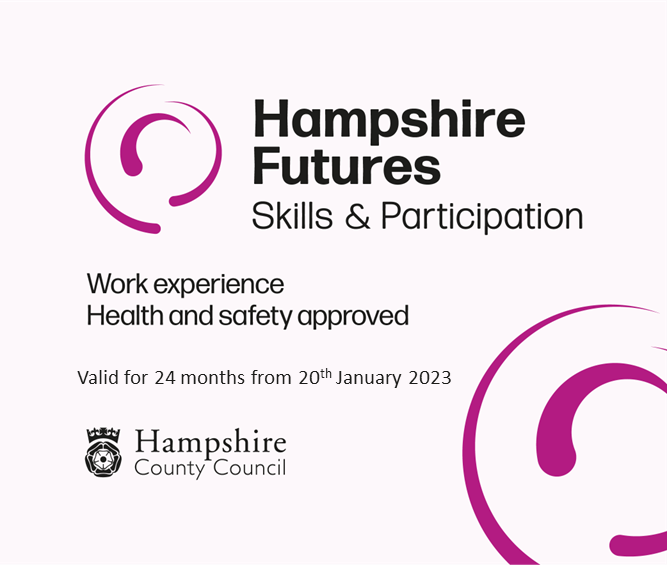 Hampshire Futures approved certificate